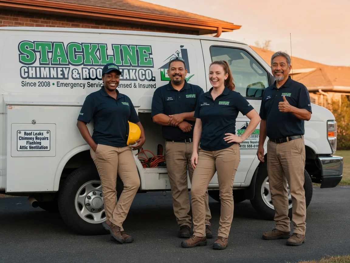 Chimney flashing repair company in Charlotte, TX